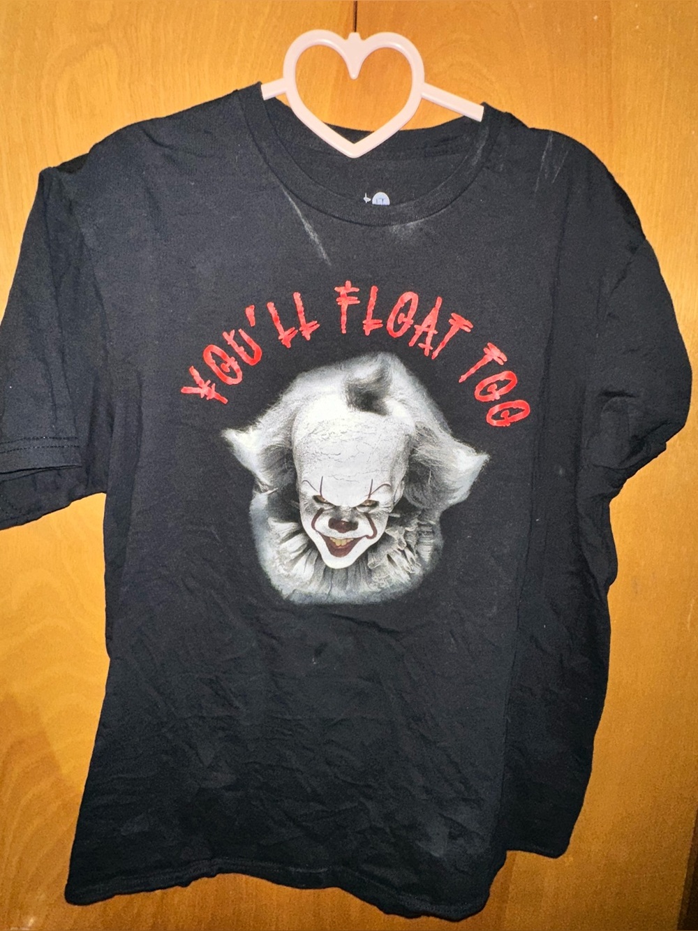 "IT" movie graphic t-shirt with Pennywise the Dancing Clown